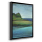 Silent Lakeside I - Modern Framed Canvas Print