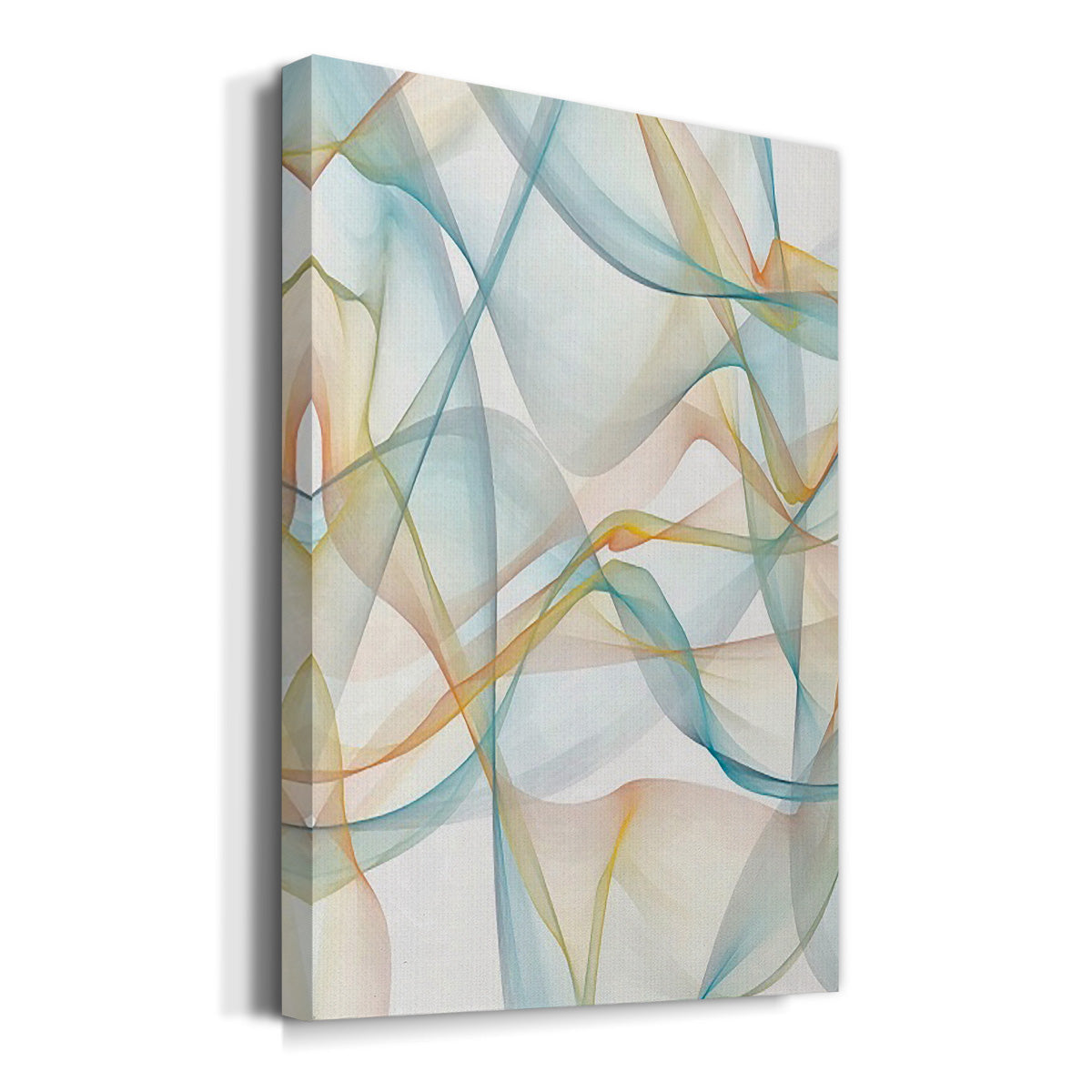 Curves and Waves IV - Canvas Art Print