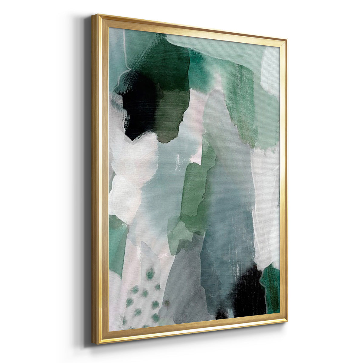 Turquoise Waters I - Modern Framed Canvas Print