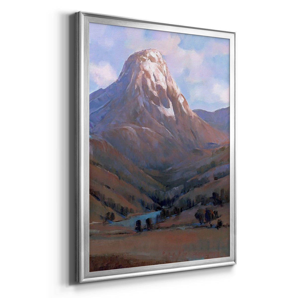 Epic I - Modern Framed Canvas Print