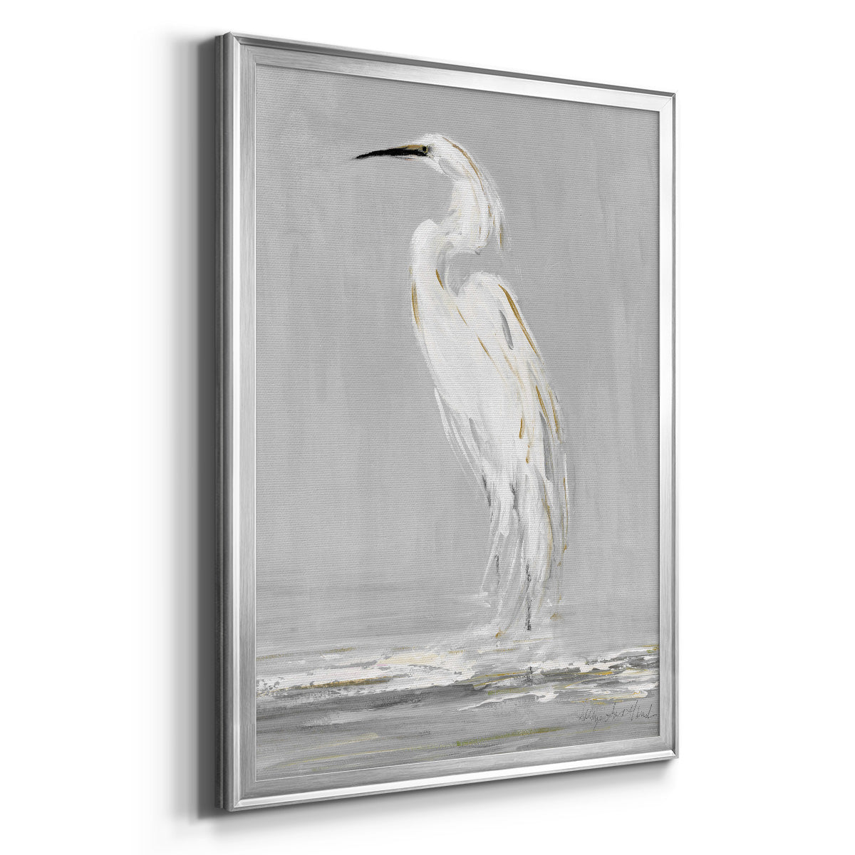 Coast Watching II - Modern Framed Canvas Print