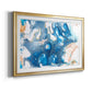 Dancing Blue II Premium Framed Print - Ready to Hang