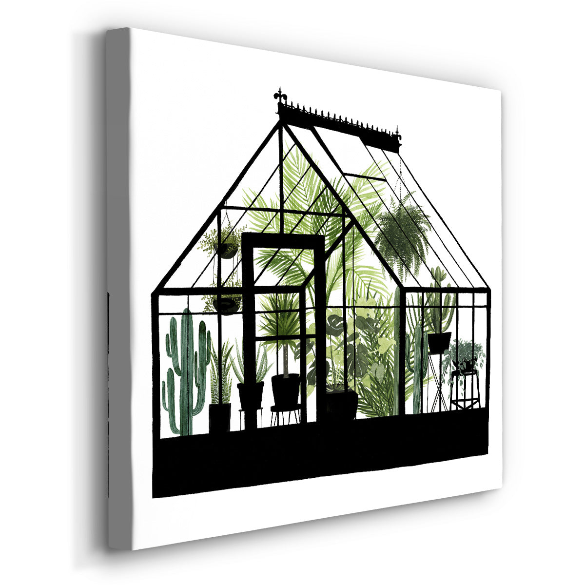 Glass House I - Canvas Art Print