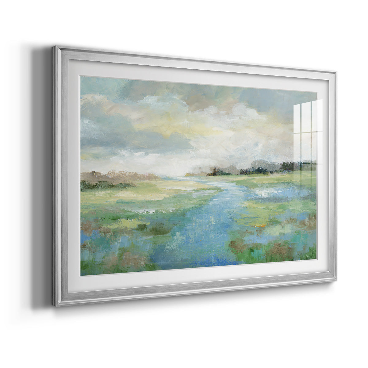 Winding Stream Premium Framed Print - Ready to Hang