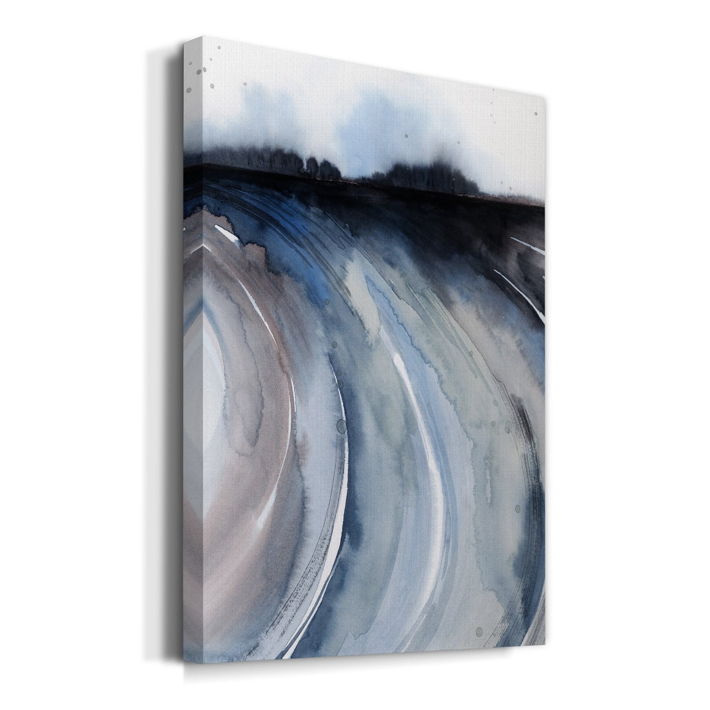 Geode Valley II Premium Gallery Wrapped Canvas - Ready to Hang