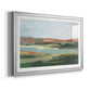 Autumn River Crossing I - Modern Framed Art Print