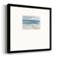 Ocean Waves I Premium Framed Print Double Matboard