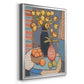 Table Still Life II - Modern Framed Canvas Print