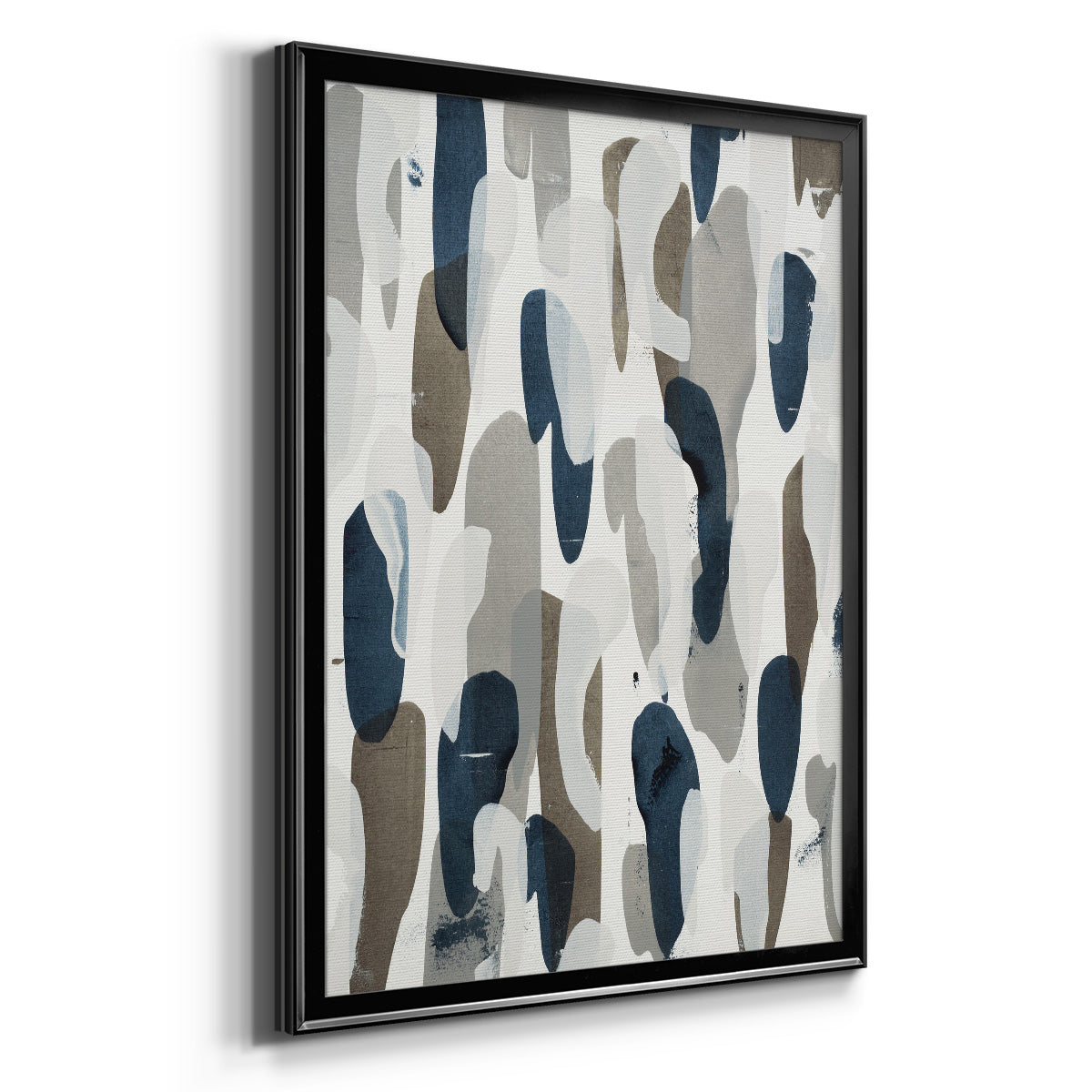 Riverâ€™s Run - Modern Framed Canvas Print