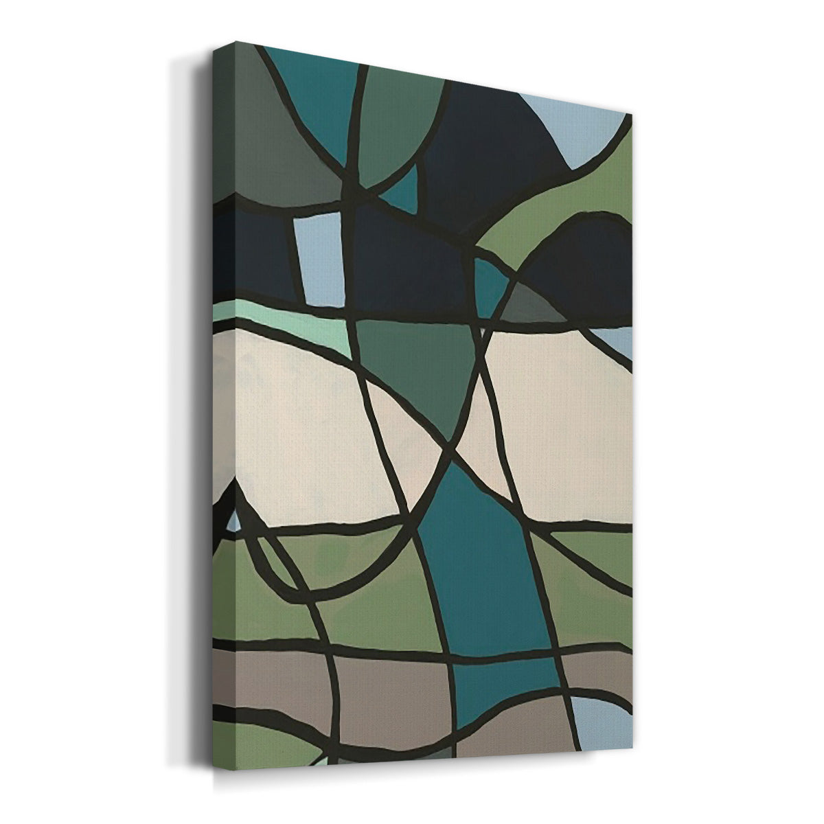 Multicolor Stained Glass I - Canvas Art Print