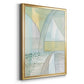 Mint Reflection II - Modern Framed Canvas Print