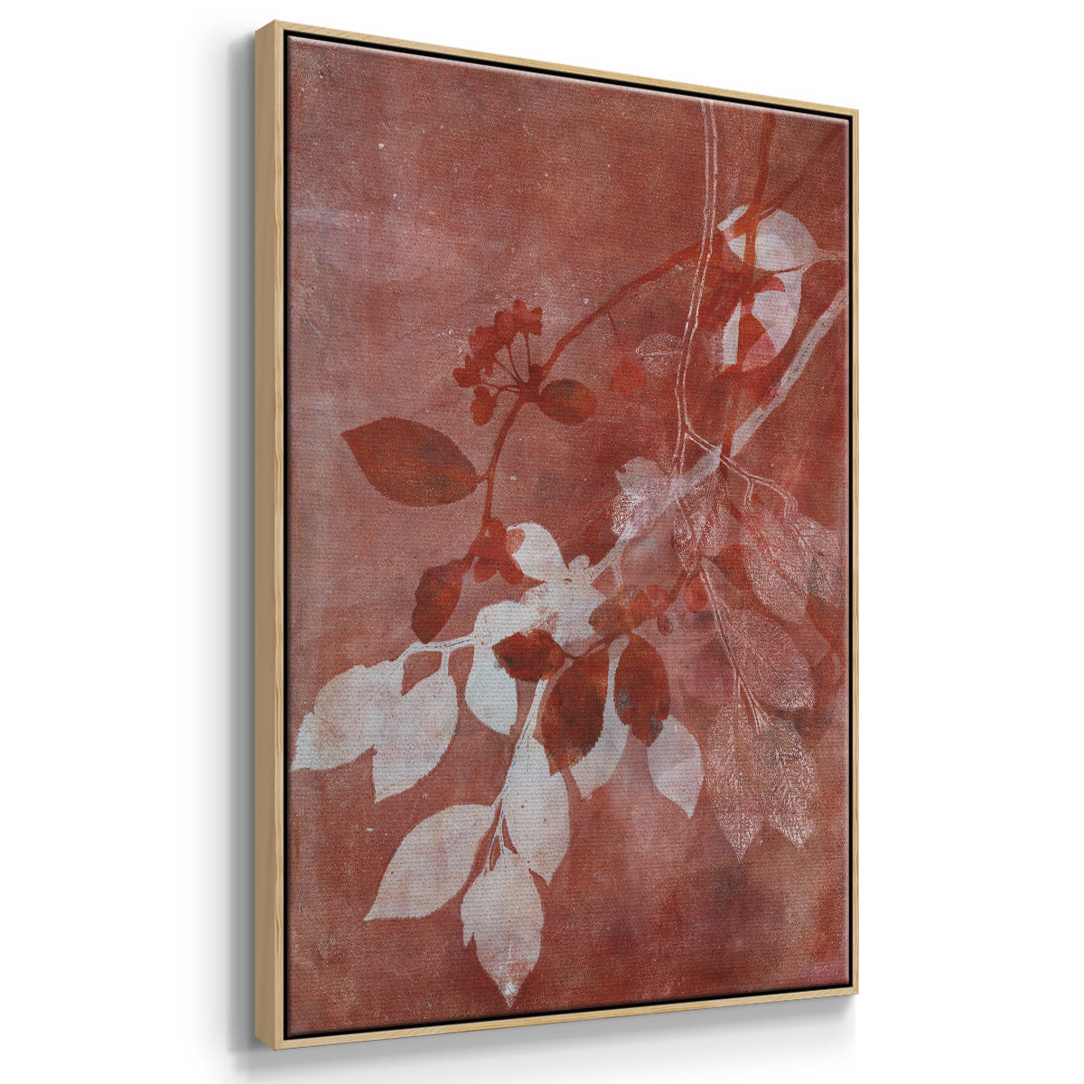 Branching Out XVI - Framed Premium Gallery Wrapped Canvas L Frame - Ready to Hang