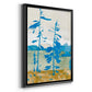 Cerulean Spruce I - Modern Framed Canvas Print