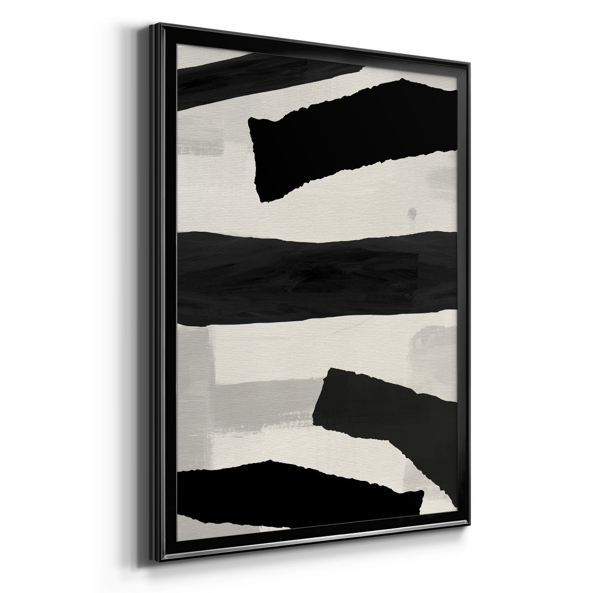 Mountain Paths I - Modern Framed Canvas Print