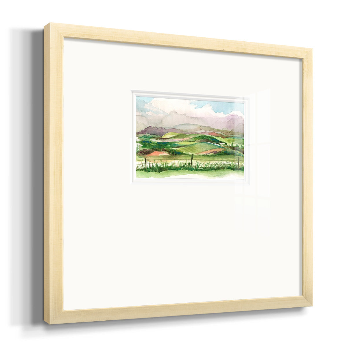 Bennachie Rain II Premium Framed Print Double Matboard