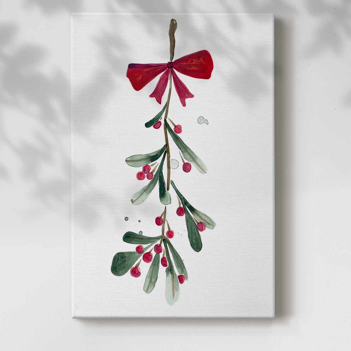 Warm Winter Wishes VI - Gallery Wrapped Canvas