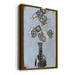 Graphic Flowers in Vase III Premium Gallery Wrapped Canvas - Ready to Hang