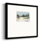 Wintery Horizon III Premium Framed Print Double Matboard