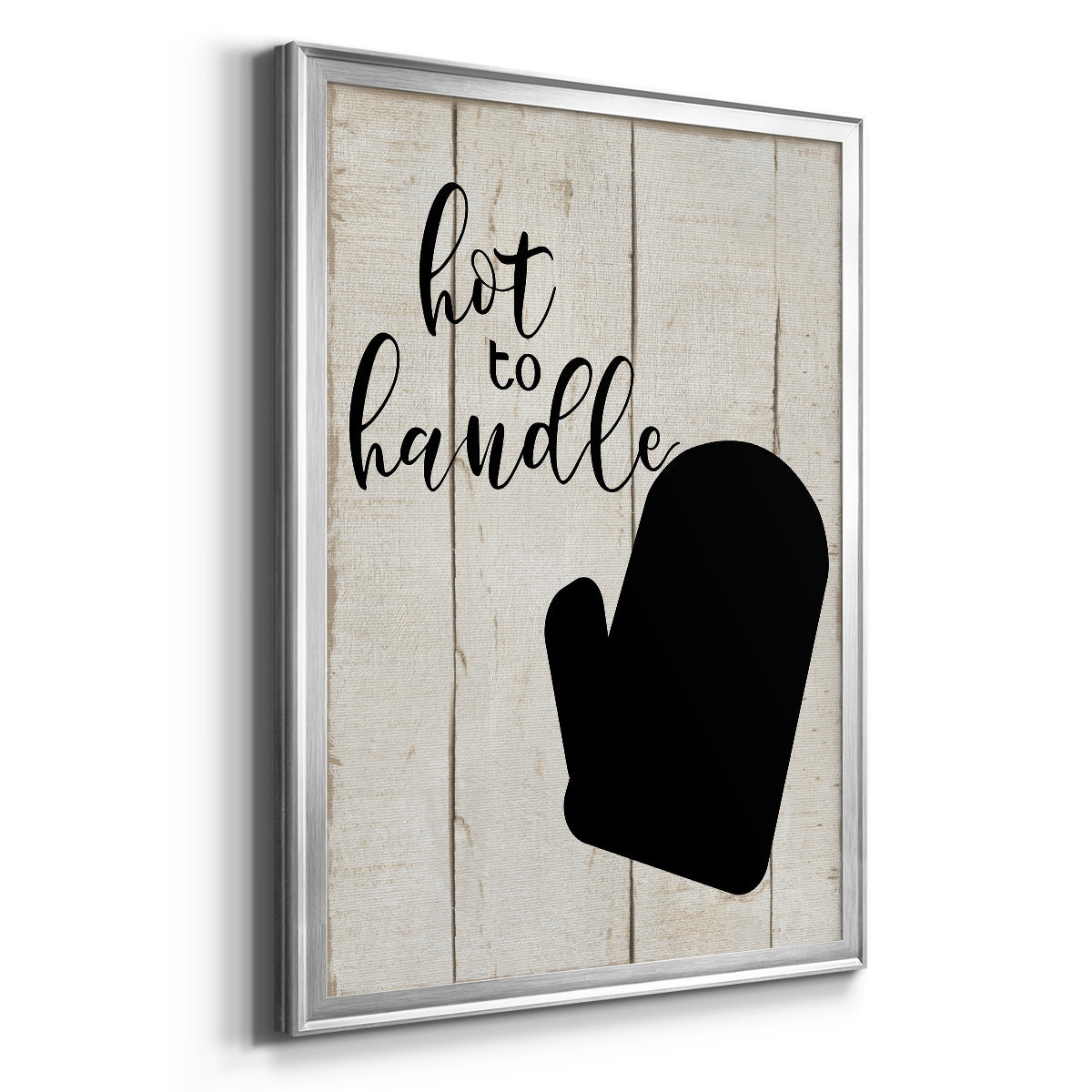 Hot To Handle - Modern Framed Canvas Print