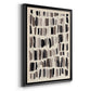 Chalk and Flint II - Modern Framed Canvas Print