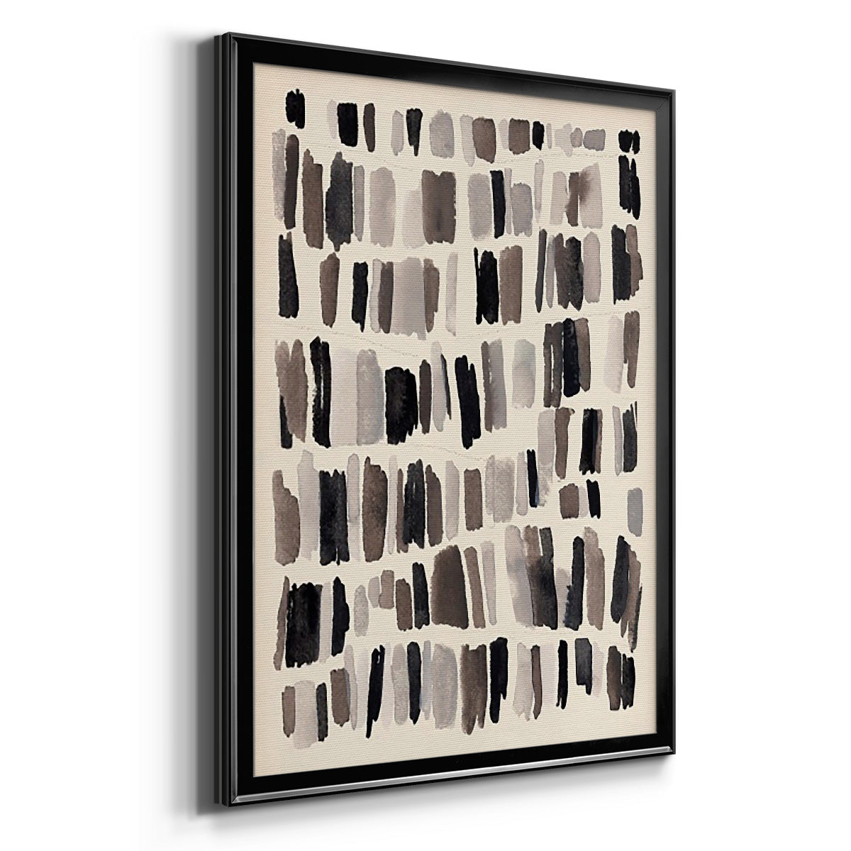 Chalk and Flint II - Modern Framed Canvas Print
