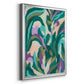 Jungle Wave I - Modern Framed Canvas Print