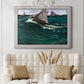 The Green Wave - Ornate Framed Canvas Print