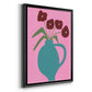 Modern Blooms IV - Modern Framed Canvas Print