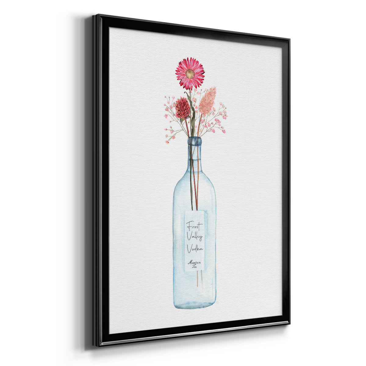 Frost Valley Vodka - Modern Framed Canvas Print