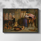 The Flight of Madeline and Porphyro, 1848 - Floater Framed Canvas Print