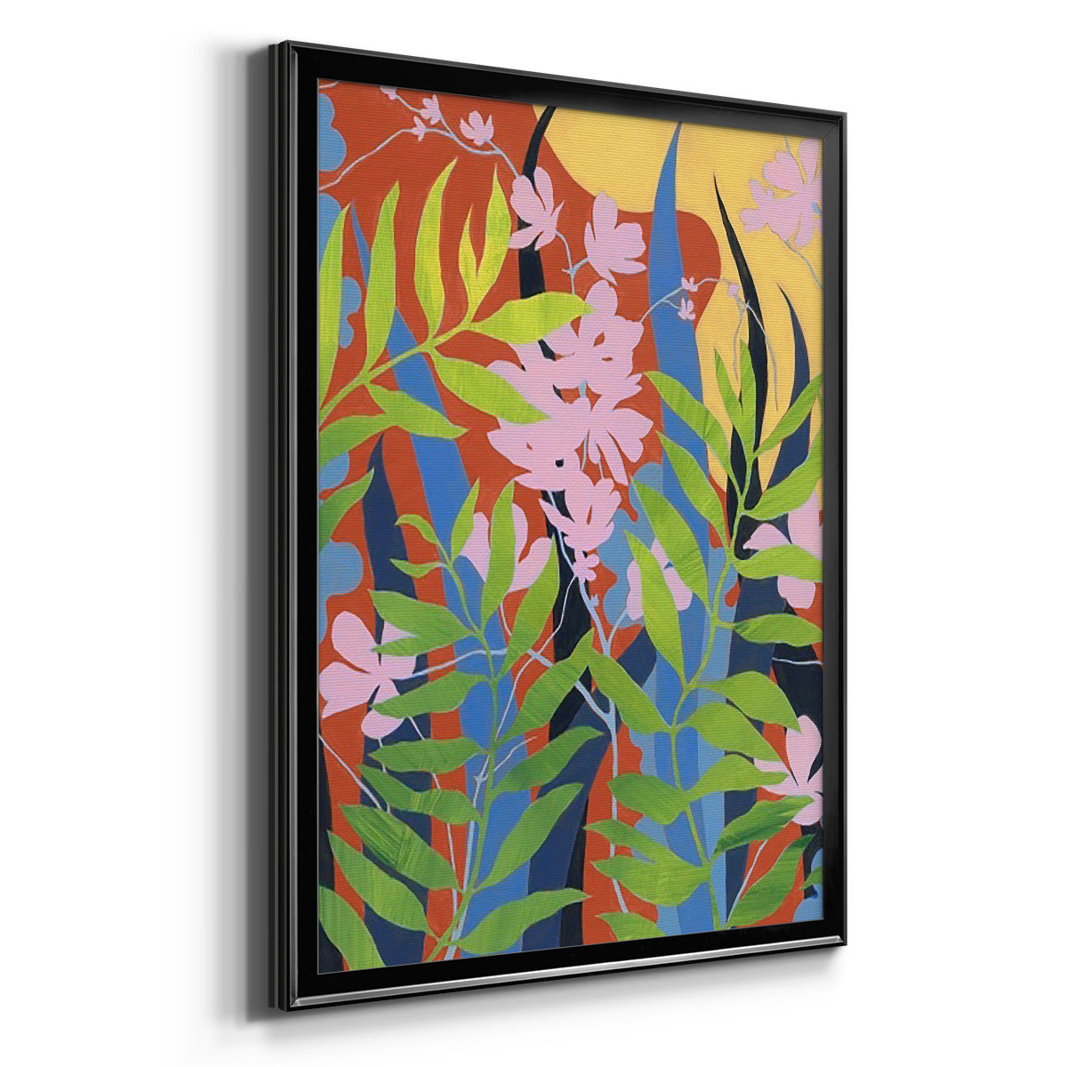 Bold Bright & Wild I - Modern Framed Canvas Print