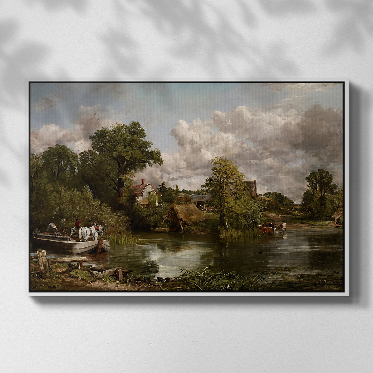 The White Horse, 1819 - Floater Framed Canvas Print
