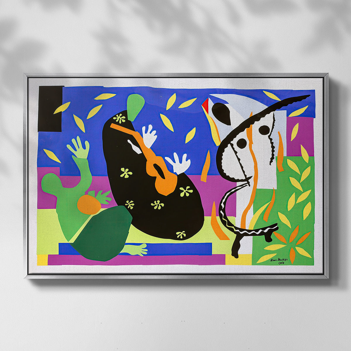 The Sorrows of the King, 1952 - Floater Framed Canvas Print