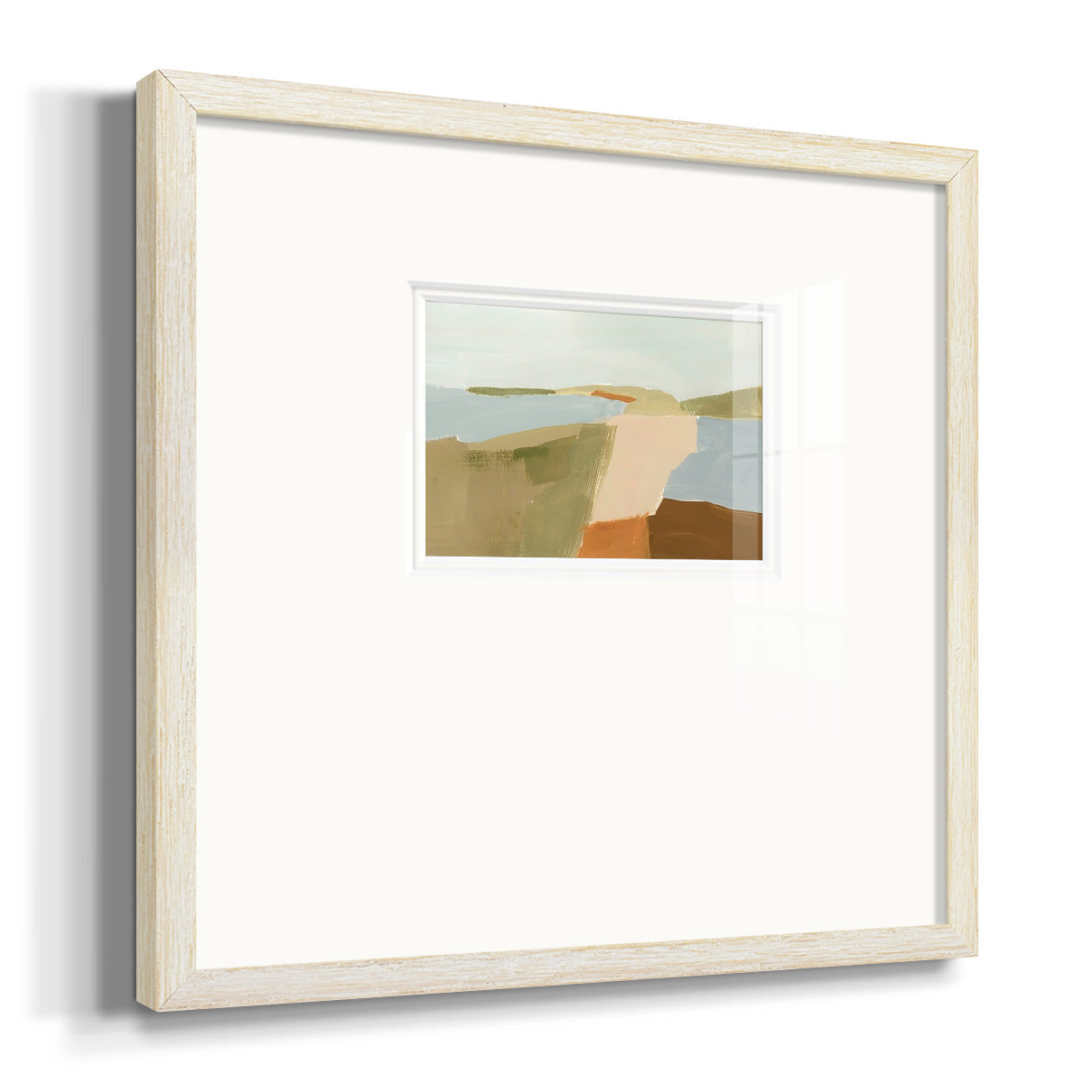 Stacked Landscape II Premium Framed Print Double Matboard