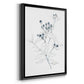 Indigo Sketch I - Modern Framed Canvas Print