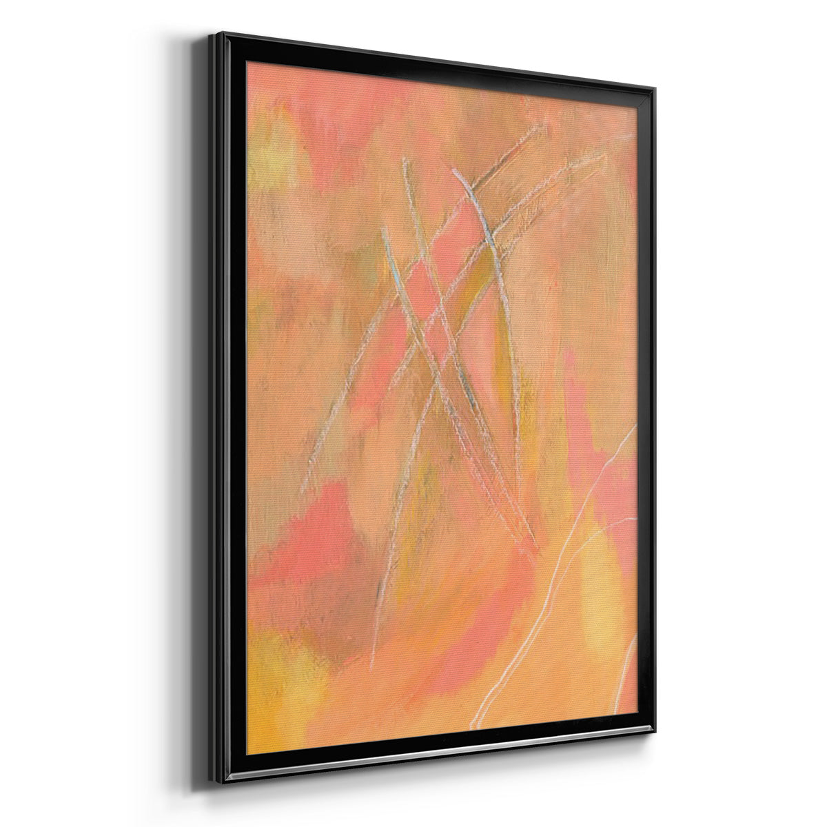 Peach Bliss IV - Modern Framed Canvas Print