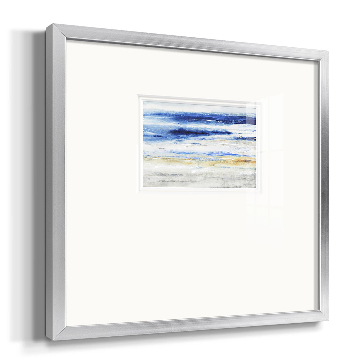 Choppy Seas I Premium Framed Print Double Matboard