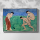 Game of Bowls, 1908 - Floater Framed Canvas Print