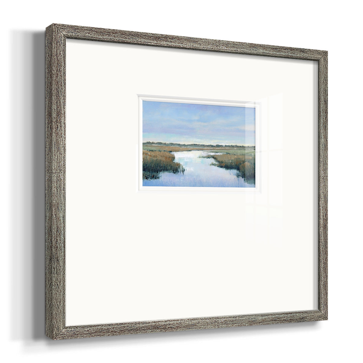 Coastal Plains II Premium Framed Print Double Matboard