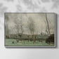 Washerwomen in a Willow Grove, c. 1871 - Floater Framed Canvas Print