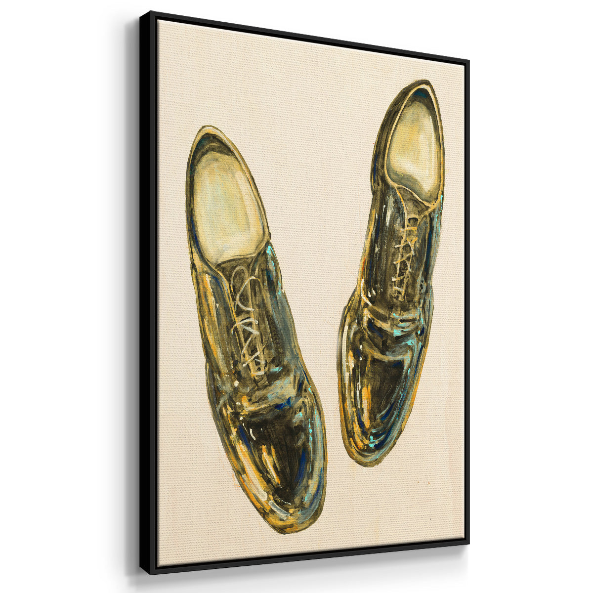 The Shoe Fits I V1 - Framed Premium Gallery Wrapped Canvas L Frame - Ready to Hang