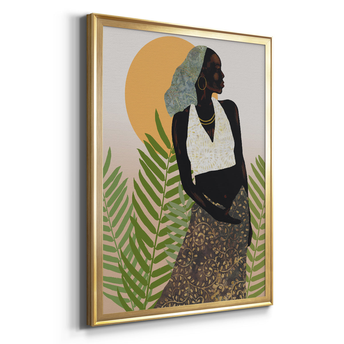 Her Grace - Modern Framed Canvas Print