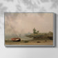 The Stranded Boat, 1863 - Floater Framed Canvas Print