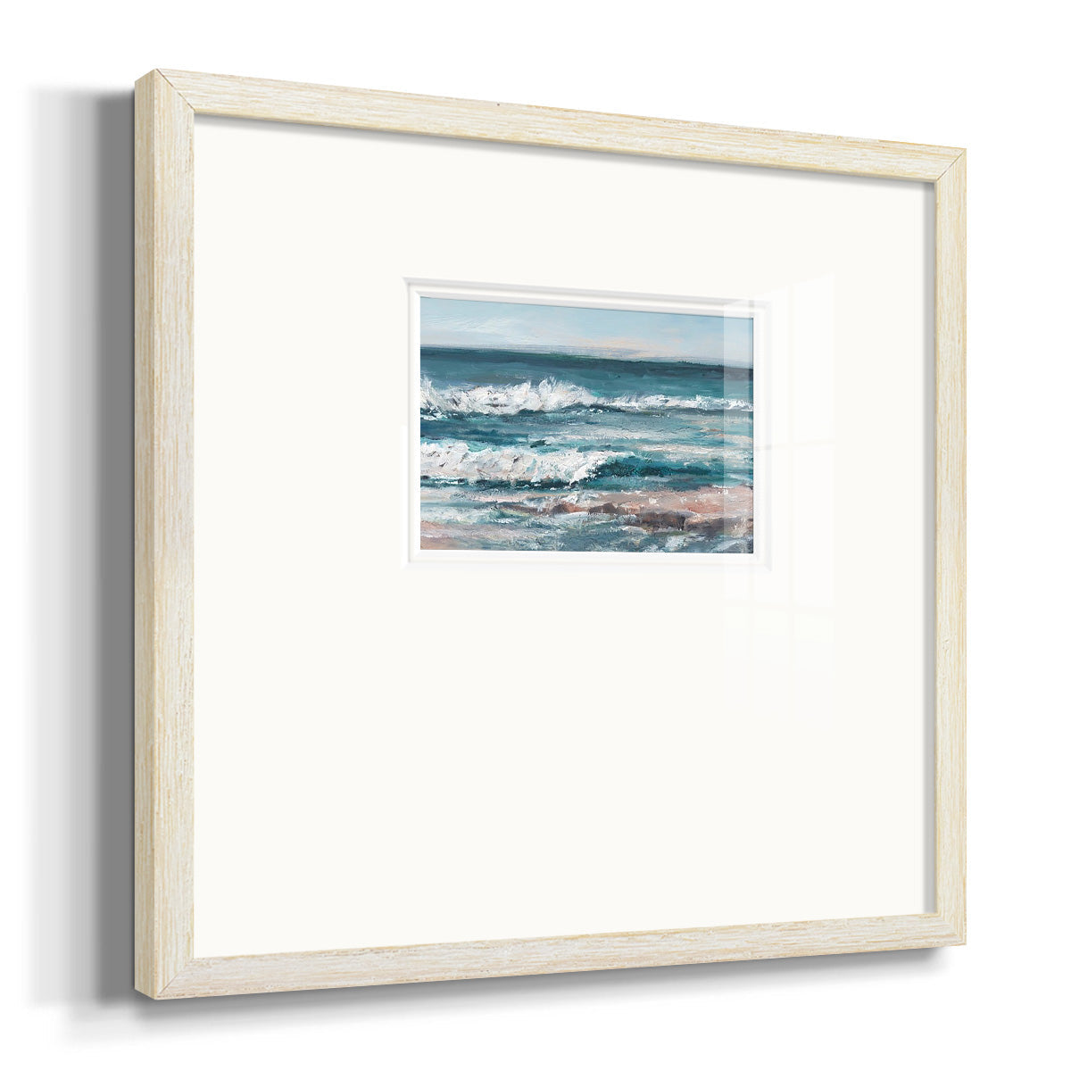 Ocean Breakers I Premium Framed Print Double Matboard