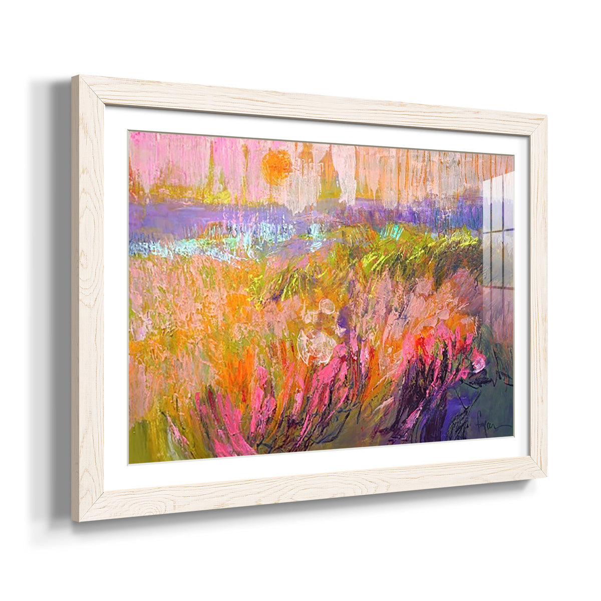 Among the Green Pastures VI - Barnwood Framed Art Print