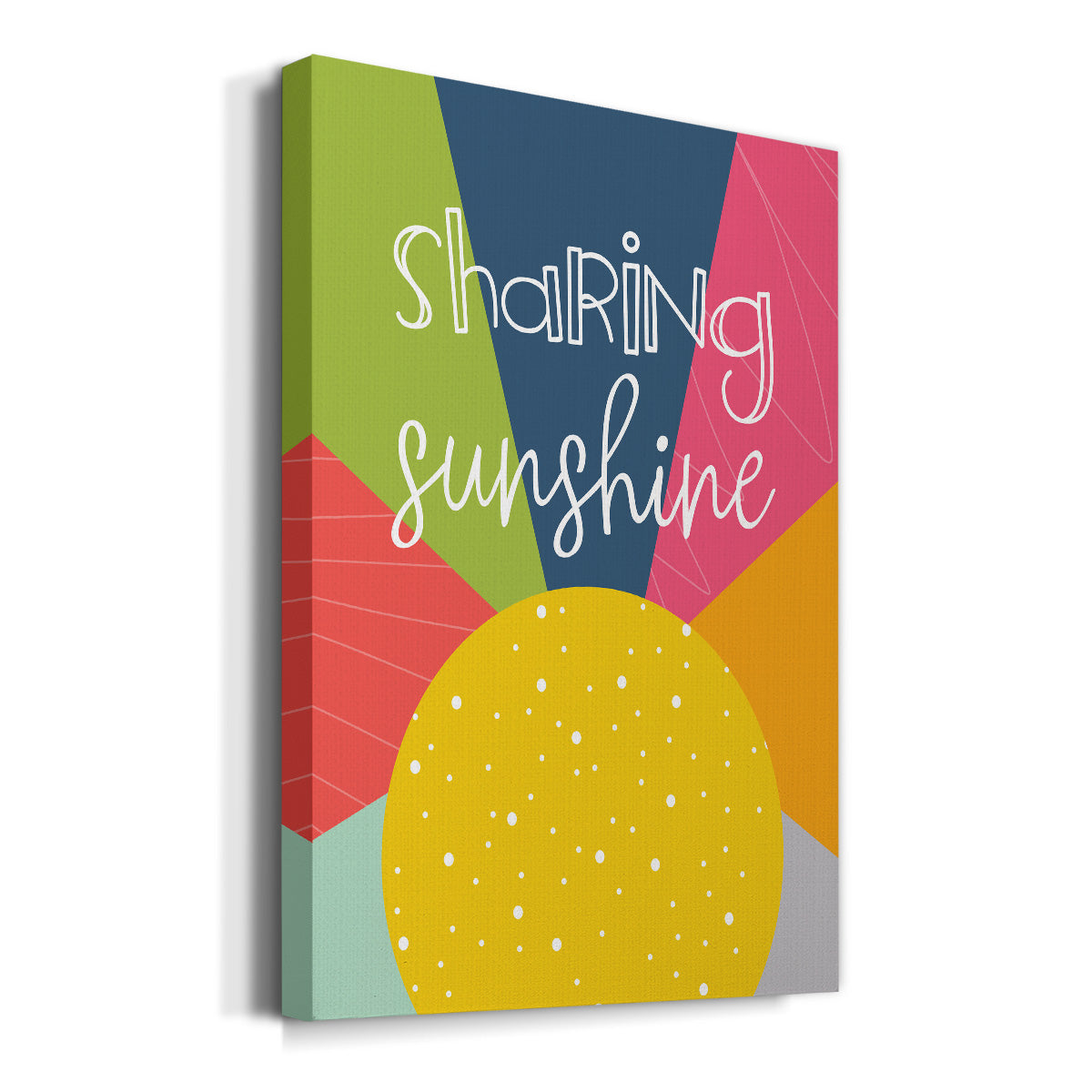 Sharing Sunshine Premium Gallery Wrapped Canvas - Ready to Hang