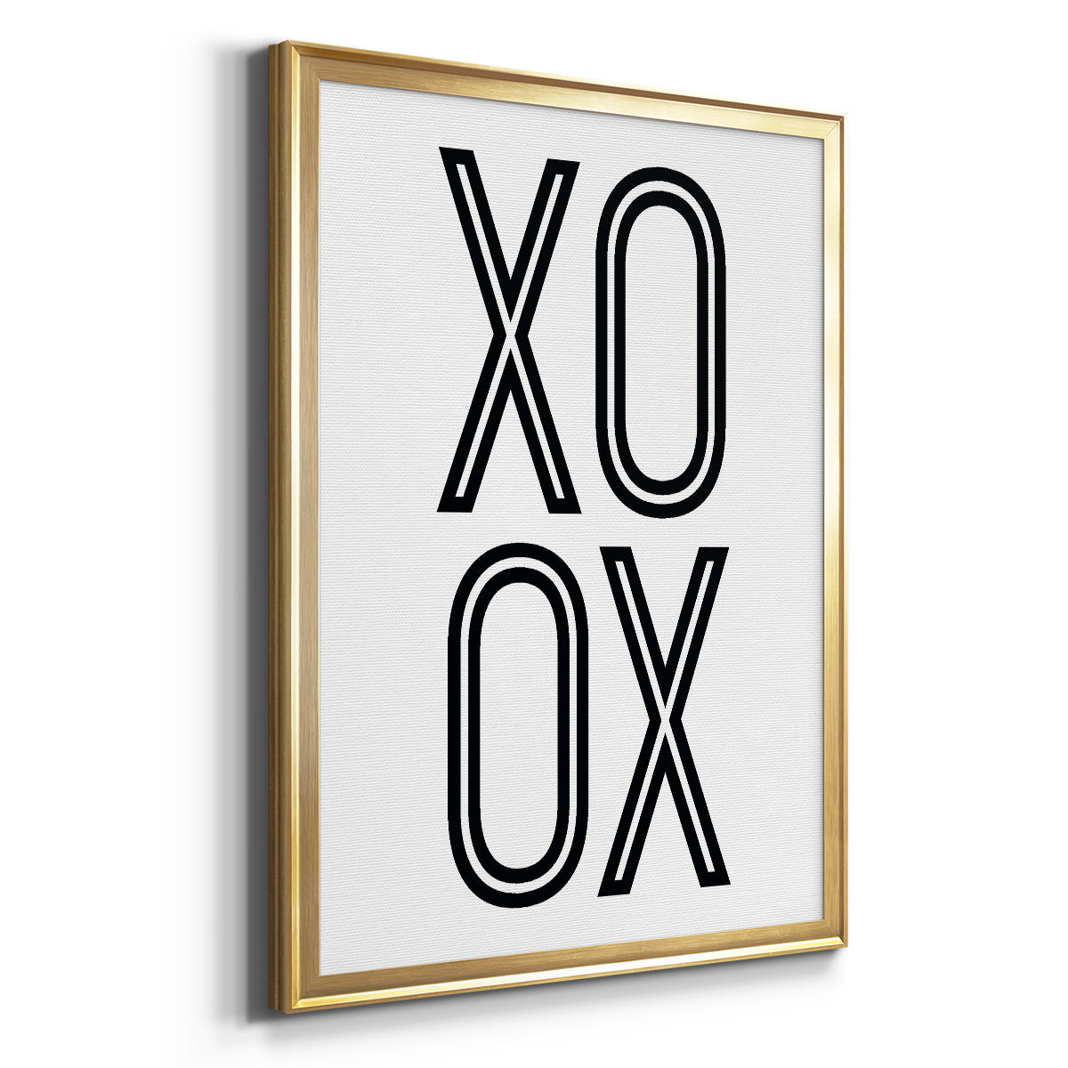 Bold Love I - Modern Framed Canvas Print