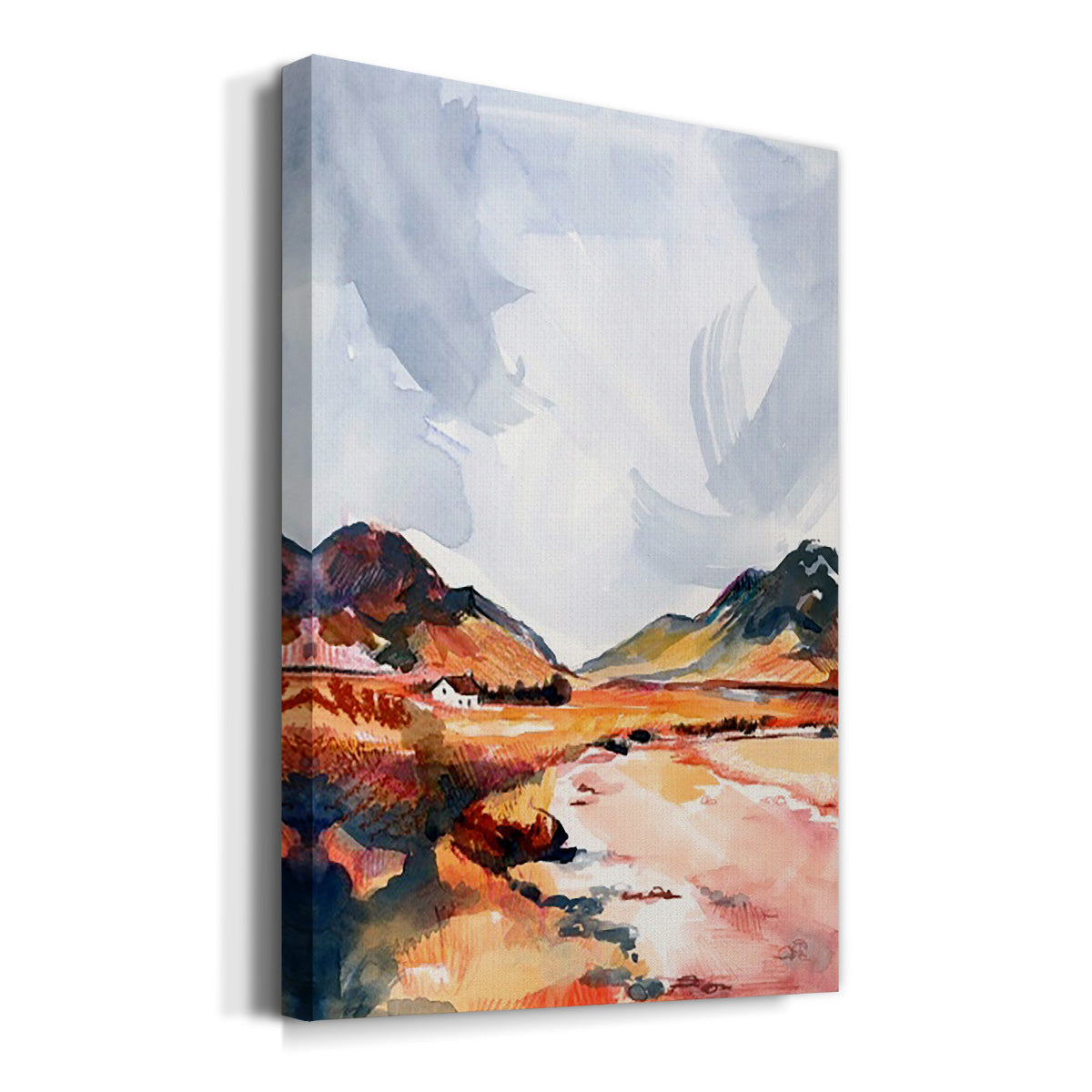 Chromatic Landscapes II Premium Gallery Wrapped Canvas - Ready to Hang