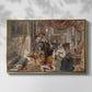 Roman Pilgrims, 1854 - Floater Framed Canvas Print