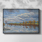 The Banks of the River Seine, 1893 - Floater Framed Canvas Print